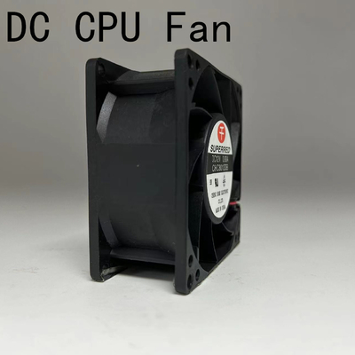 प्लास्टिक पीबीटी डीसी कंप्यूटर पंखे 0.2A 60x60x10mm सीपीयू शीतलन पंखे