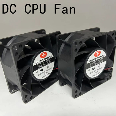 2.4W DC CPU फैन प्लास्टिक PBT 94V0 फ्रेम साइलेंट ऑपरेशन 26g/7.5g आदि