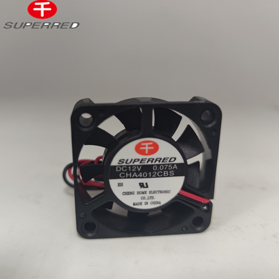 ऊर्जा की बचत 12V डीसी सीपीयू पंखे 120x120x38mm प्लास्टिक PBT 94V0 फ्रेम के साथ